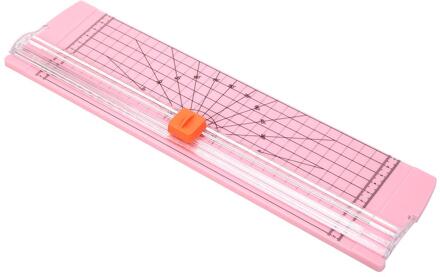 A4/A5 Precisie Papier Foto Trimmers Cutter Office Card Plakboek Trimmer Lichtgewicht Stansen Mat Machine Voor Patchwork A4 roze