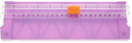 A4/A5 Precisie Papier Foto Trimmers Cutter Office Card Plakboek Trimmer Lichtgewicht Stansen Mat Machine Voor Patchwork A5 paars