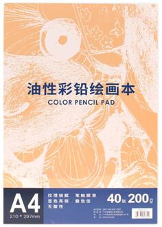 A4 Aquarel Pad Olie Kleur Potlood 200gsm Schetsboek Tekening Boeken Handgeschilderde Shetch Boek Artiest Student