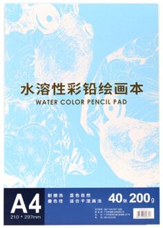 A4 Aquarel Pad Olie Kleur Potlood 200gsm Schetsboek Tekening Boeken Handgeschilderde Shetch Boek Artiest Student