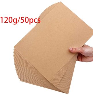 A4 Bruin Kraftpapier Diy Handmake Kaart Maken Craft Papier Dik Karton Karton 120gsm 50stk