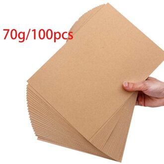 A4 Bruin Kraftpapier Diy Handmake Kaart Maken Craft Papier Dik Karton Karton 70gsm 100stk