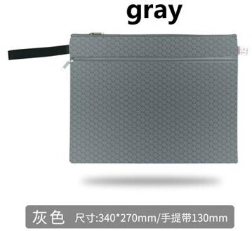 A4 Canvas Bestandsmap Tas Mannen Draagbare Kantoorbenodigdheden Organizer Zakken Dubbele Laag Draagbare School Document Levert 1