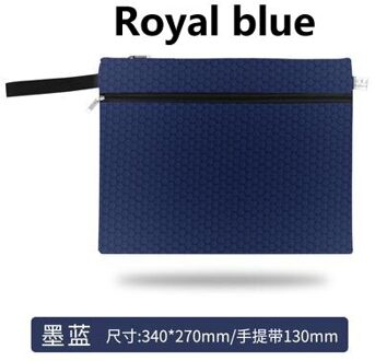 A4 Canvas Bestandsmap Tas Mannen Draagbare Kantoorbenodigdheden Organizer Zakken Dubbele Laag Draagbare School Document Levert 2