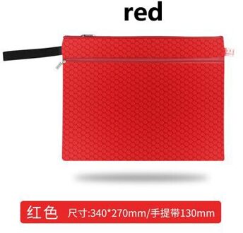 A4 Canvas Bestandsmap Tas Mannen Draagbare Kantoorbenodigdheden Organizer Zakken Dubbele Laag Draagbare School Document Levert 5