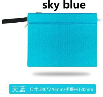 A4 Canvas Bestandsmap Tas Mannen Draagbare Kantoorbenodigdheden Organizer Zakken Dubbele Laag Draagbare School Document Levert 7