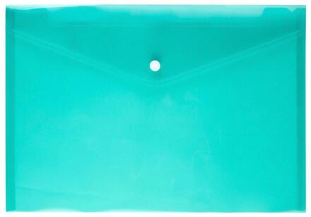 A4 Clear Document Zak Papier Bestandsmap Briefpapier School Office Case Pp 6 Kleuren groen