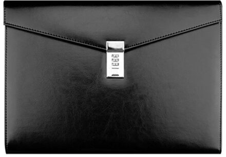 A4 Document Bestand Map Met Wachtwoord Slot Aktetas Organisator Pu Lederen Office Manager Tas Reizen