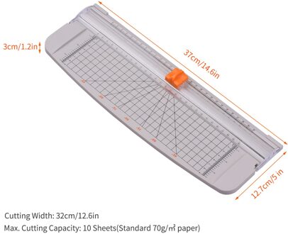 A4 Draagbare Papier Trimmer Papier Cutter Snijmachine 12.2 Inch Snijden Lengte Voor Ambachtelijke Papier Card Photo Gelamineerd Papier 12.6 duim snijdend