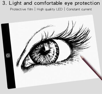 A4 Led Digitale Ie Pad Tekening Tablet Usb Led Light Copy Board Elektronische Art Grafische Schrijven Schilderen Tafel