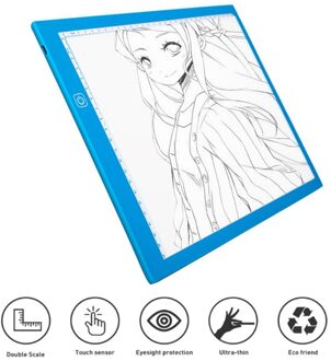 A4 Led Tekening Pad Tablet Digitale Afbeelding Tablet Art Schilderij Kopie Board Elektronica Schilderij Tafel Met Magnetische