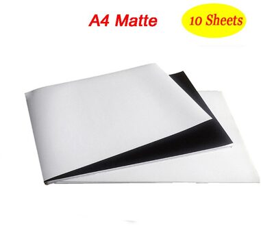 A4 Magnetische Fotografische Papier A4 4R Inkjet Printen Fotopapier Glossy Matte Stickers Diy Koelkast Magneet matte A4 10 sheets