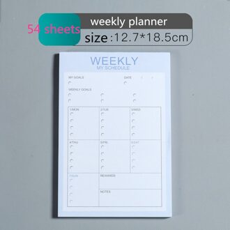 A4 Notebook Kawaii Dagelijks Wekelijks Maandelijkse Jaarlijks Kalender Planner Agenda Schedule Organizer Journal Boek Stationaire weekly paars