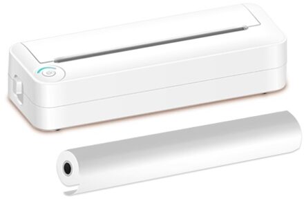 A4 Portable Paper Printer Thermal Printing with 1 A4 Thermal Paper Roll