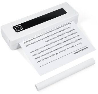 A4 Portable Printer Thermal Paper Printing for Travel Mobile Photo Printer Wireless Support 210mm/112mm(4'')/80mm(3'')/57mm (2'') Width Suitable for Home Office Printing Sketches Reports Printing - Come with 1 A4 Thermal Paper Roll