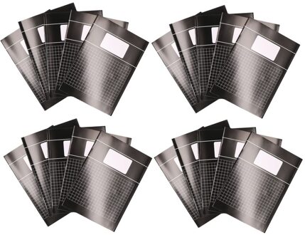 A4 ruitjes schriften pakket - 10 mm - 20x stuks - zwart