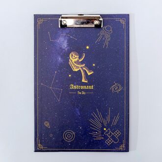 A4 Size Papieren Document Effen School Schrijven Pad Klembord Kantoor School Briefpapier met Opknoping Gat Verticale Soort Astronaut