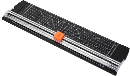 A4 Snijmachine Papier Cutter Kantoor Trimmer Foto Plakboek Blades Voor Diy Productie Fotopapier, Composiet Papier zwart