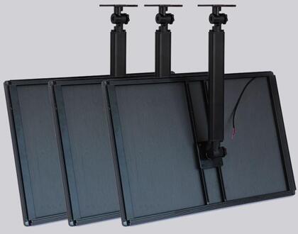 A4 Teller Menu Stand Menu Display Stand Pole Tentoonstelling Stands Lightbox 40X50cm size zwart
