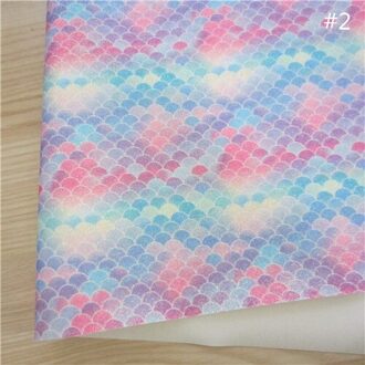 A4 Vel 8 "X 11.8" Mermaid Scales Glitter Stof Faux Pu Leer Stof Diy Oorbellen Supplies Craft Decoratie 1 Stuks F0065 2