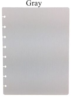 A5 8 Paddestoel Gaten Notebooks Cover Set 2 Stuks (Voor + Achter) 11 Kleur Opties LF19-062 Bordeauxrood