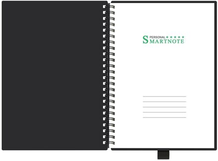 A5/B5 Notebook Dagboek Journal Smart Herbruikbare Uitwisbare Spiraal Kantoor School Reizigers Zwart Met 15S Uitwisbare Gel Pen tekening 145x215mm