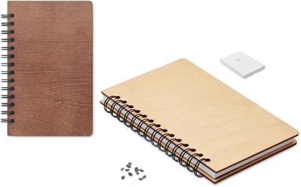 A5 notitieboek Hout GROWBOOK
