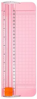 A5 Papiersnijder Papier Trimmer Foto Bladen Met Beveiliging Safeguard En Side Heerser Voor Kantoor Thuis Briefpapier roze