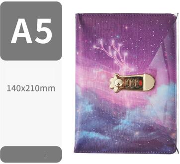 A5 Planner Sterrenhemel Codeboek En Tijdschriften Wachtwoord Agenda Office Bussiness Dagboek Met Slot Notebooks Schoolbenodigdheden