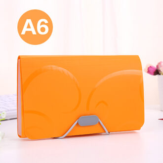 A6 Snoep Kleuren Document Mappen Schoolbenodigdheden Organizer Orgel Zak Uitbreidende Bestand Map Voor Documenten School Office Binder Orang-B