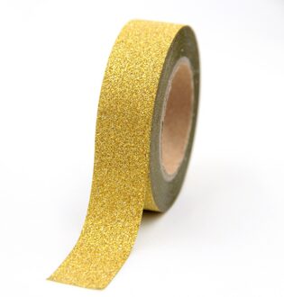 A82 10 Stks/partij Glitter Washi Tape Briefpapier Scrapbooking Decoratieve Plakband Diy Kleur Masking Tape Schoolbenodigdheden