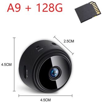 A9 1080P Mini Ip Camera Outdoor Night Versie Micro Camcorder Voice Video Recorder Beveiliging Draadloze Mini Camcorders Wifi Camera A9 ADD 128G