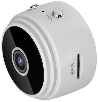 A9 1080P Wifi Mini Camera Home Security P2P Camera Wifi Nachtzicht Draadloze Bewakingscamera Remote Monitor Telefoon App wit
