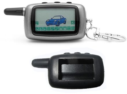 A9 2-Way Lcd Afstandsbediening Sleutelhanger + A9 Siliconen Case Voor Twee Weg Auto Alarm Systeem Twage Starline a9 Sleutelhanger Fob