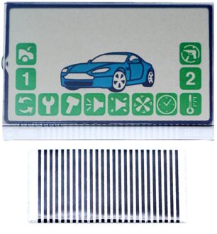 A92 Sleutelhanger Lcd Flexibele Kabel Voor Russische Starline A92 Afstandsbediening Sleutelhanger A92 Lcd Zebra Strepen