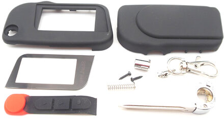 A93 Ongecensureerd case met glas voor Starline A93 A63 ongesneden blade fob case cover A93 vouwen auto flip afstandsbediening