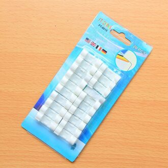 A9313 Zelfklevende Muur Draad Organisator Fixing Clip Kabel Klem Netwerk Kabel Opslag Organiseren Doos Datakabel Bevestigingsklem wit