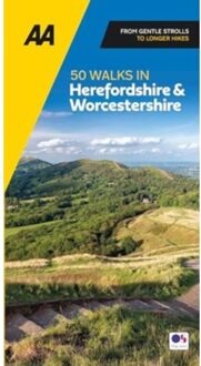 Aa 50 Walks In Herefordshire & Worcestershire - Aa 50 Walks In