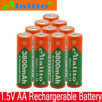 AA batterij 3800 1.5 v Oplaadbare batterij AA 3000mAh Alkaline1.5V Oplaadbare Batterij Voor Klok Speelgoed Camera batterij 16stk