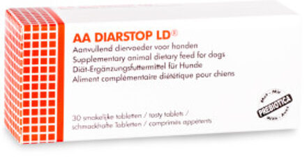 AA Diarstop LD voedingssupplement grote hond (tablet) 30 tabletten