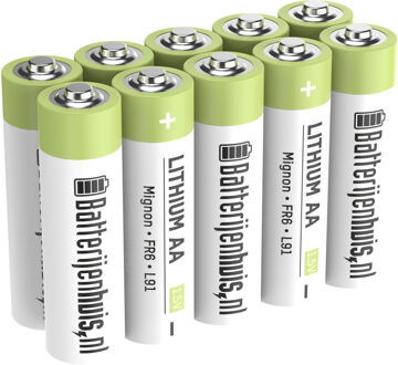 AA Lithium Batterijen 10x