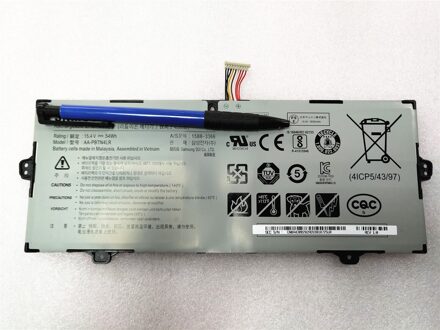 AA-PBTN4LR 15.4V 54Wh Vervangende Batterij Voor Samsung 940X3M 940X5M 940X5N NP940X3M-K02US NP940X5M-X01US