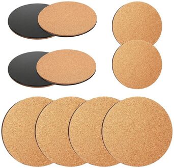 AA99 -10 Stukken Van Kurk Plant Plastic Mat Ronde Kurk Mat Ronde Board Mat Tuinieren Indoor Outdoor Bloempot diy Craft Project
