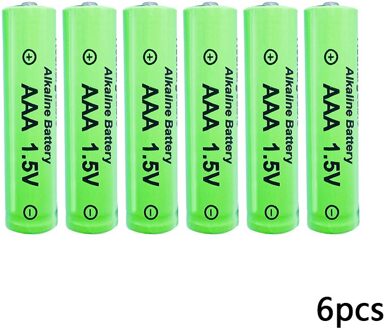 Aaa Batterij 3000Mah 1.5V Alkaline Aaa Oplaadbare Batterij Voor Afstandsbediening Speelgoed Licht Batterij Hoge Capaciteit Lange uithoudingsvermogen 6stk