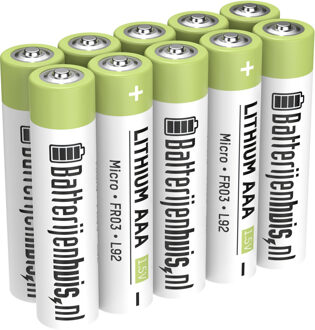 AAA Lithium Batterijen 10x