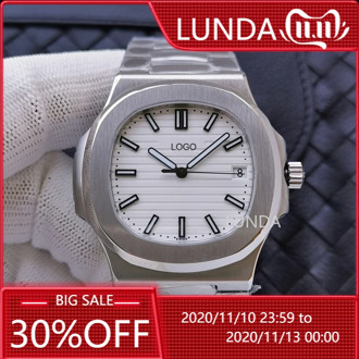 AAA Luxury Geneva 904L watch Nautilus style 40mm automatic mechanical Watch movement sapphire glass stainless steel H noob