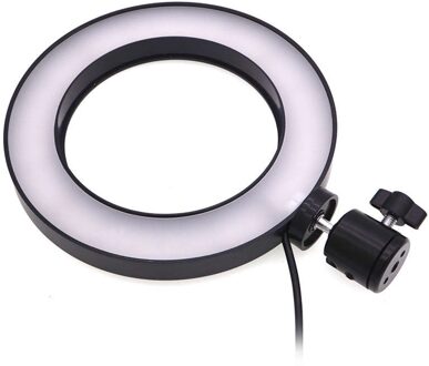 AAAE Top-Dimbare Led Studio Camera Ring Licht Foto Telefoon Video Licht Ringvormige Lamp Selfie Stok Ring Licht Invullen voor Canon