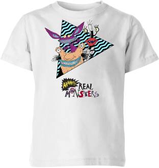 AAAHH Real Monsters Kids' T-Shirt - Wit - 110/116 (5-6 jaar) - S