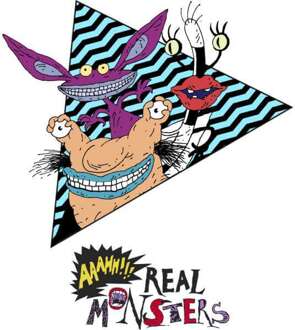 AAAHH Real Monsters Men's T-Shirt - Wit - L