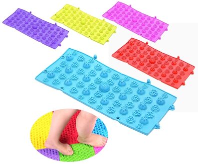 Aacar 1 Pc Reflexologie Voetmassage Pad Teen Druk Plaat Mat Bloedsomloop Shiatsu Mat Willekeurige Kleur